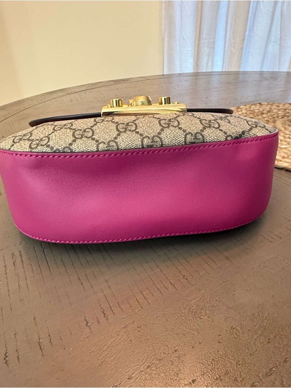 Authentic Gucci Padlock GG Supreme Medium Saddle Bag with COA - Picture 6 of 15